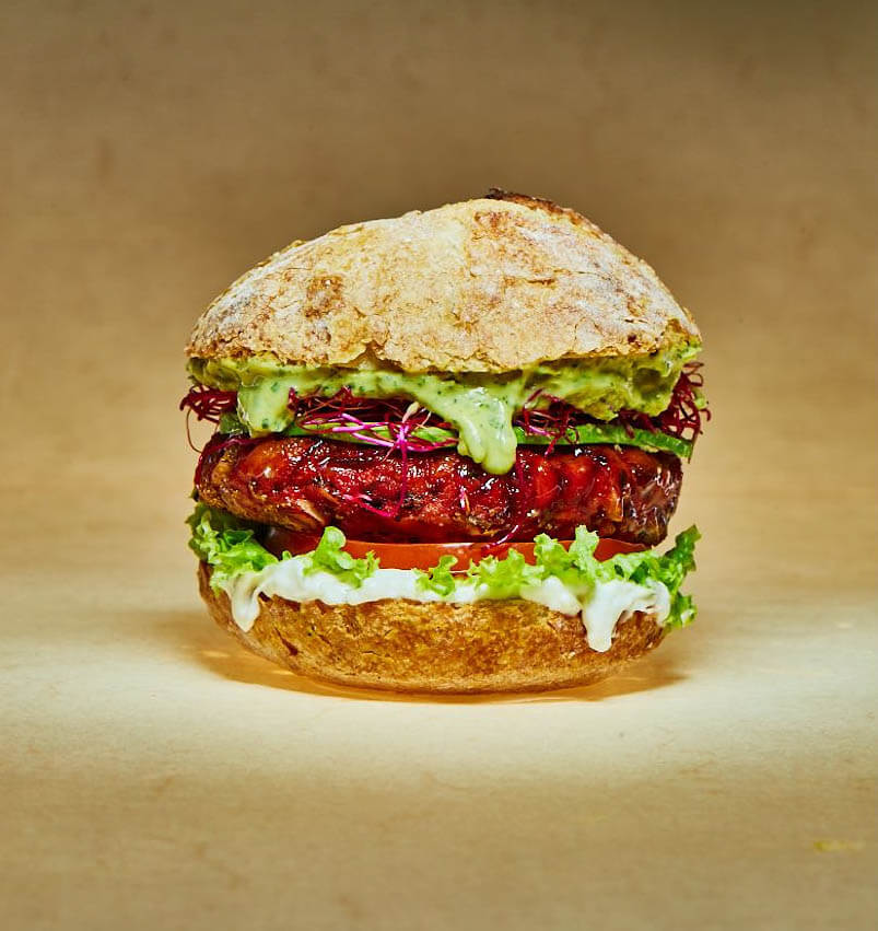 vegan beet burger